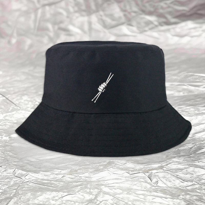 Outdoor Adventure Festival - 1pc of Drumstick-printed Bucket Hat, Unisex