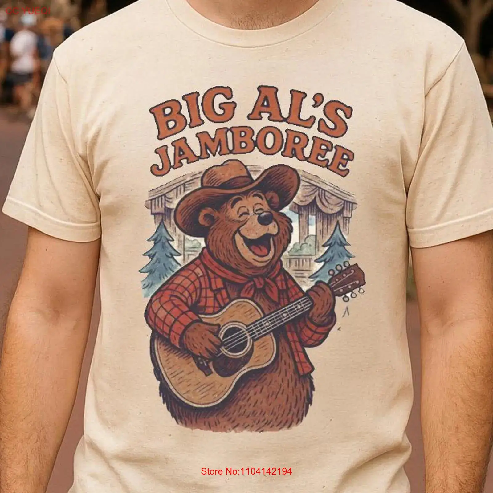 Outdoor Adventure Festival - Big Al's Jamboree Bear Cotton T