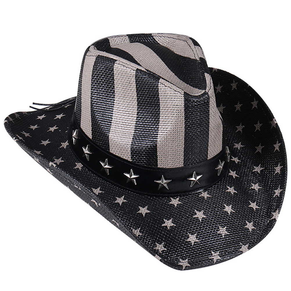 Outdoor Adventure Festival - Straw Cowboy Hat Western Style Decorative