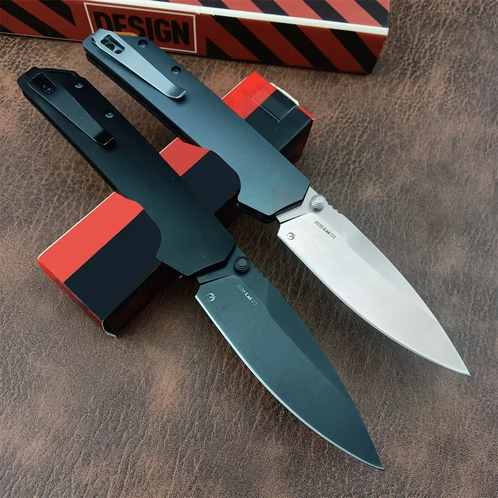 Survival Knife Full Tang - 2038 Iridium KVT Outdoor Hunting EDC