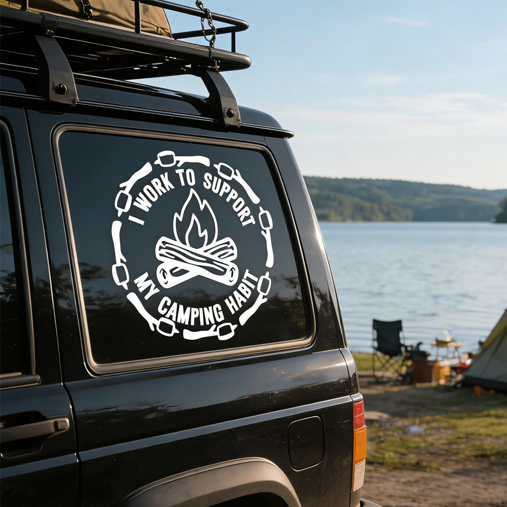 Funny Camping Quote Car Sticke – обзор и цена Outdoor Adventure Quotes