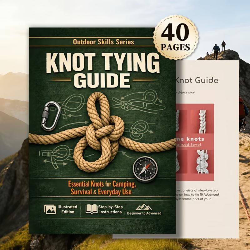 Essential Knot Tying Guide Boo – обзор и цена Outdoor Adventure Travel