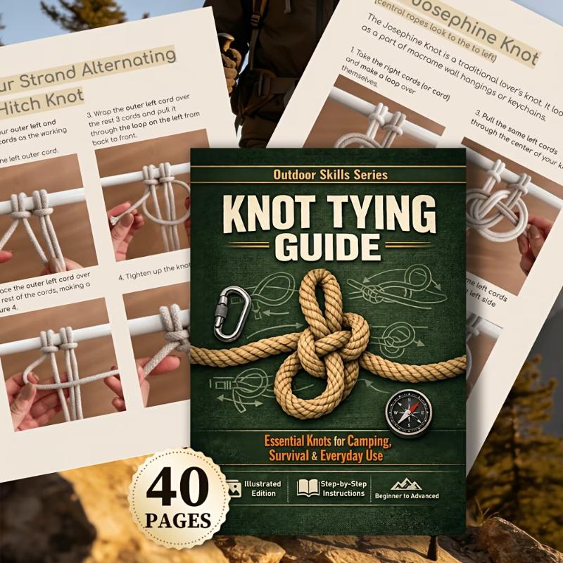 Essential Knot Tying Guide Boo – обзор и цена Outdoor Adventure Travel