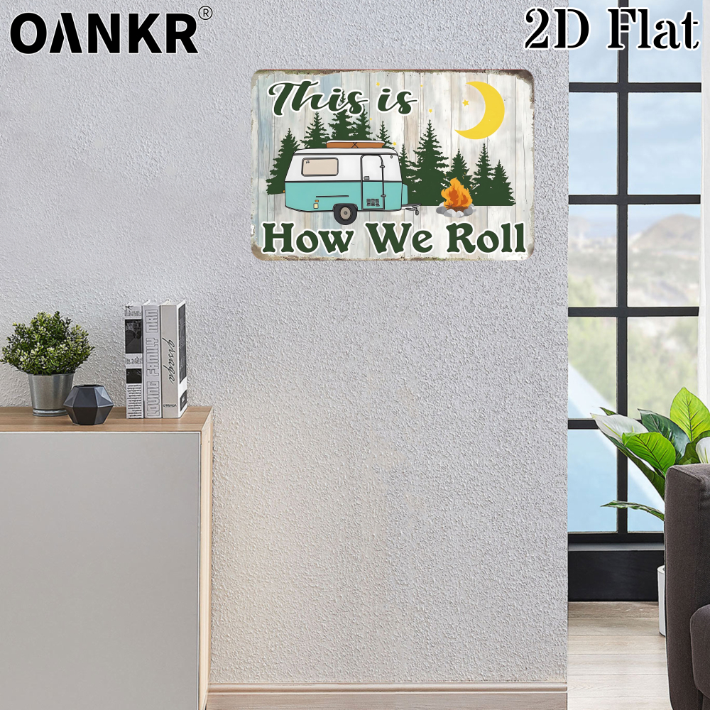 Retro Camping Metal Tin Sign T – обзор и цена Outdoor Adventure Quotes