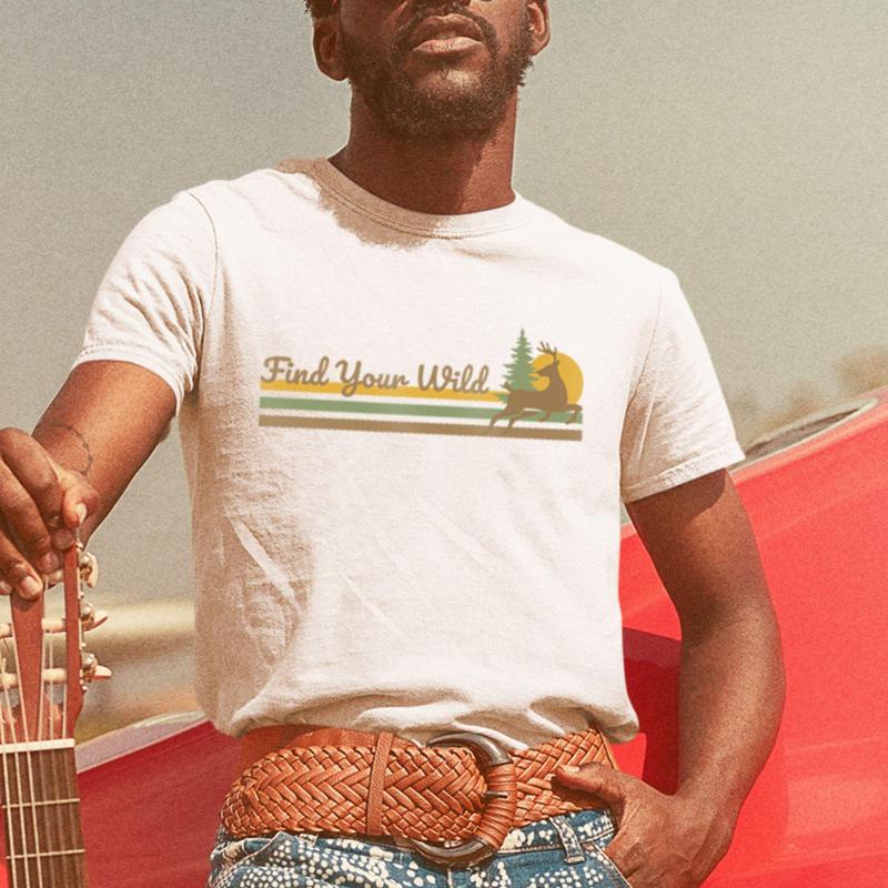 Find Your Wild T Shirt Retro N – обзор и цена Outdoor Adventure Vacations