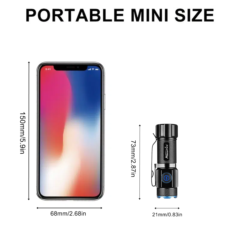 6500K Mini Flashlight High Bri – обзор и цена Outdoor Adventure Inc