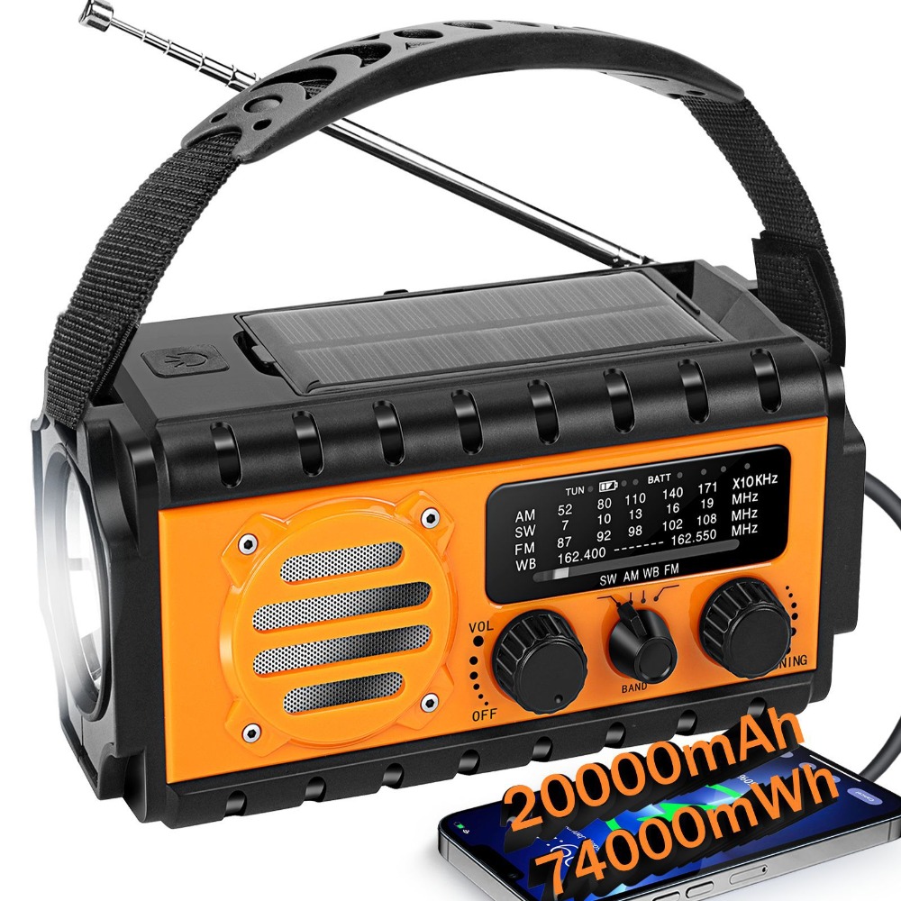 Portable Solar Hand Crank Emer – обзор и цена Emergency Radio Solar