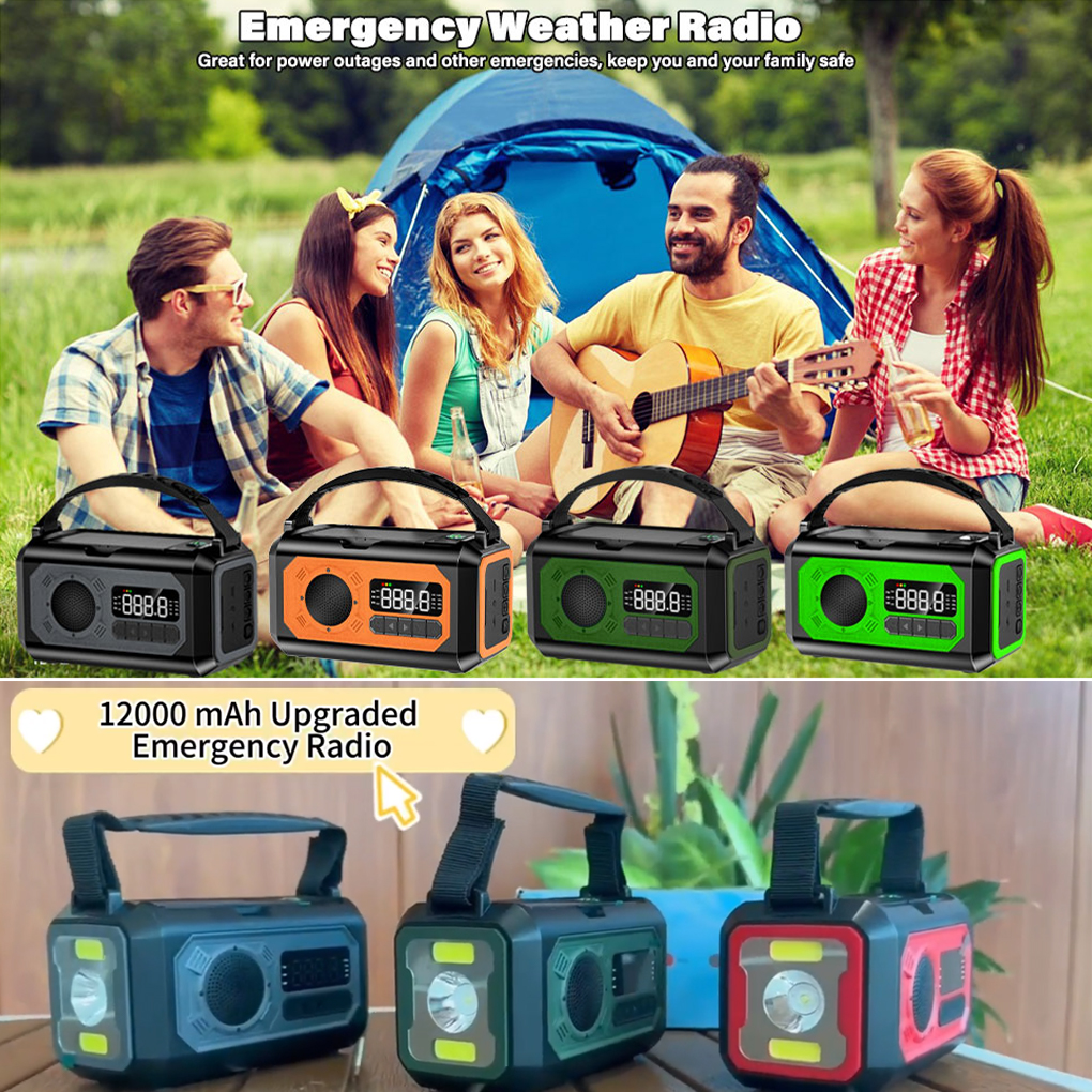 12000mAh Weather Radio AM/FM/N – обзор и цена Emergency Radio Solar
