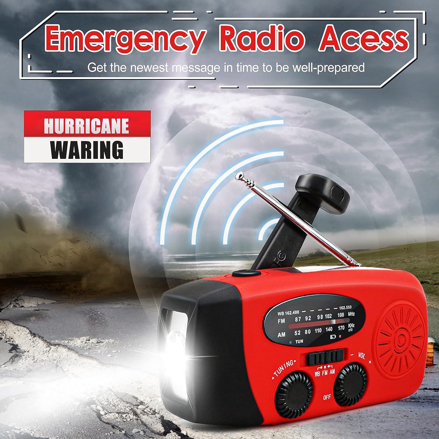 Multifunctional Hand Cranked G – обзор и цена Emergency Radio Solar