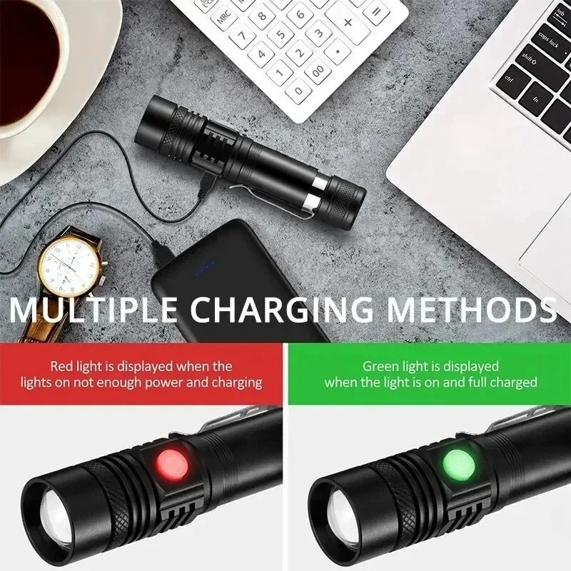 Rechargeable T6 Handheld Flash – обзор и цена Outdoor Adventure Travel