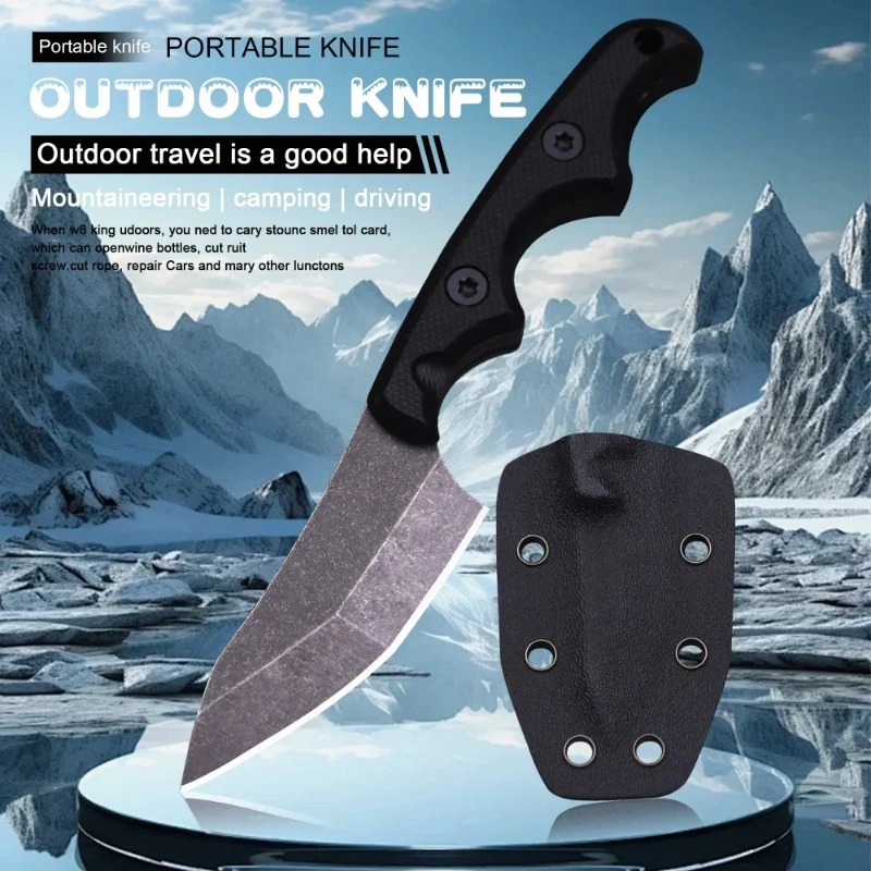 2024 New EDC tool high-end 440 – обзор и цена Survival Knife Full Tang