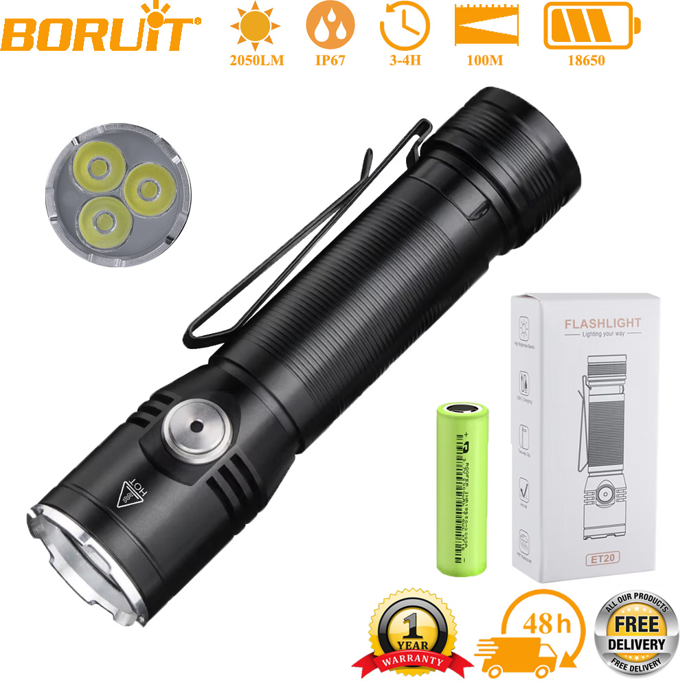 BORUiT 2050LM ET20 Super Brigh – обзор и цена Outdoor Adventure Inc