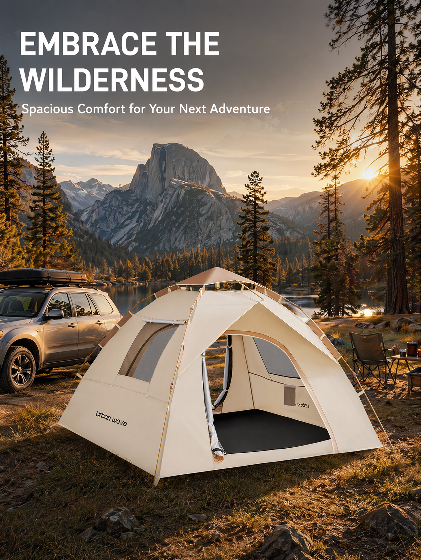 Automatic Pop-up Camping Tent, – обзор и цена Outdoor Adventure Vacations