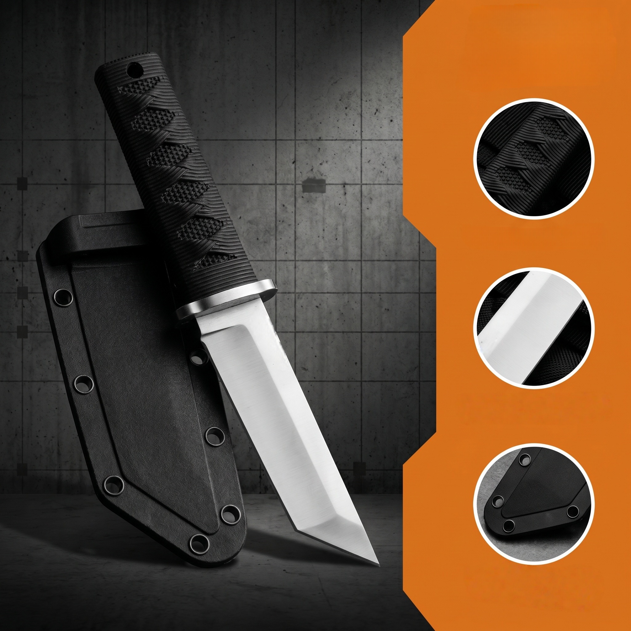 Portable storage outdoor knife – обзор и цена Survival Knife Full Tang