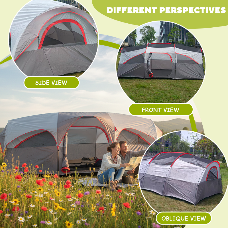 8 Person Camping Tent with Mes – обзор и цена Outdoor Adventure Festival
