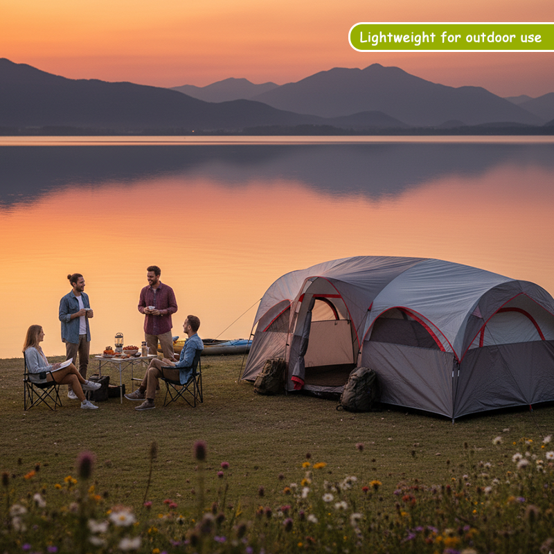 8 Person Camping Tent with Mes – обзор и цена Outdoor Adventure Festival