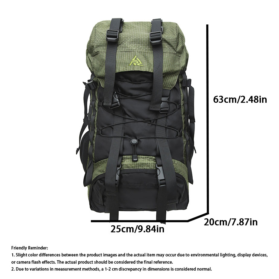 55L Outdoor Mountaineering Bac – обзор и цена Outdoor Adventure With No Backpack