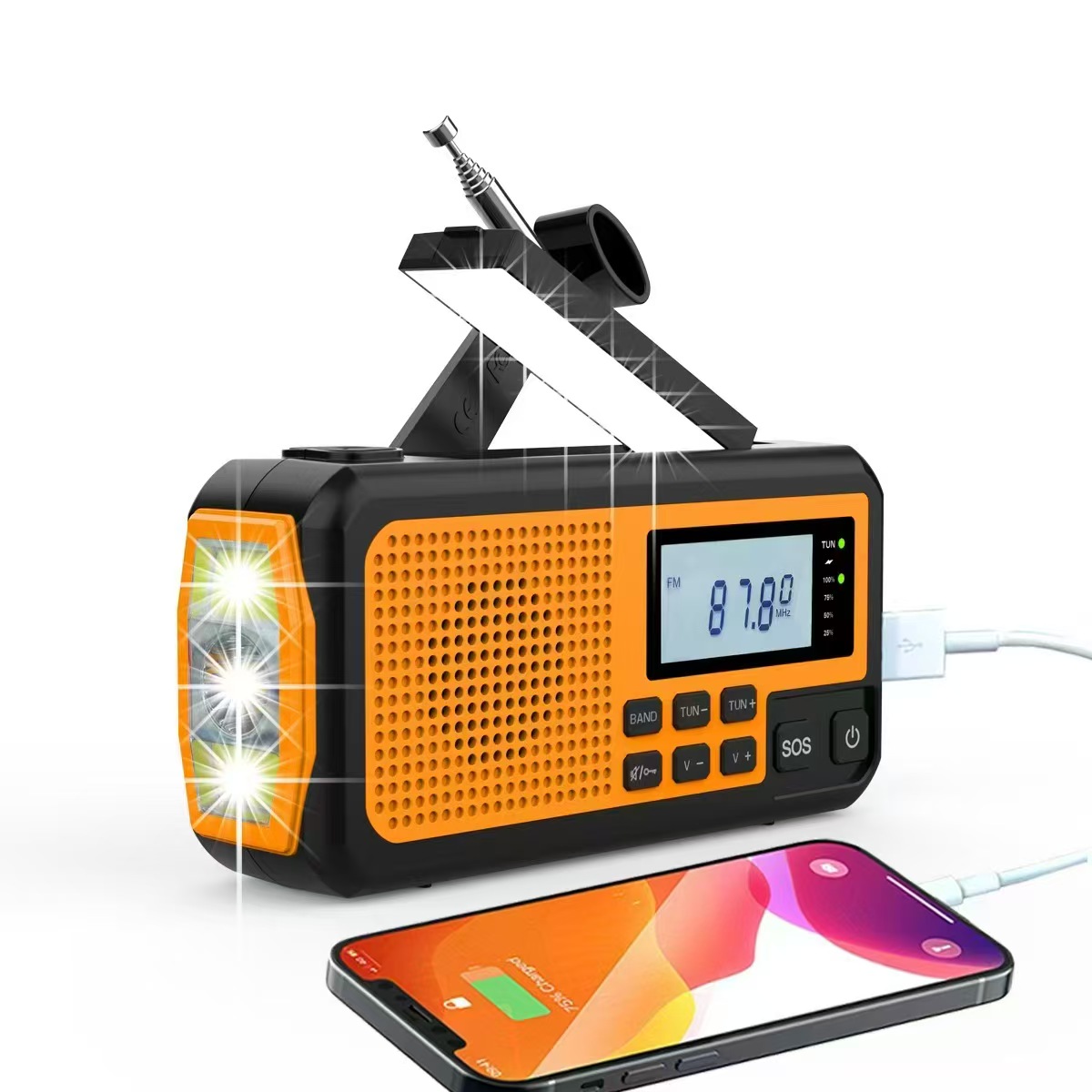For Spanish Christmas Gift Eme – обзор и цена Emergency Radio Solar