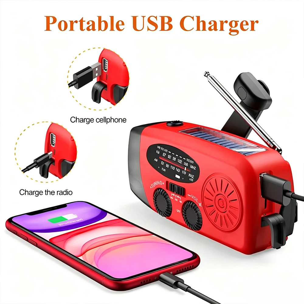 E01 Emergency Hand Crank Solar – обзор и цена Emergency Radio Solar