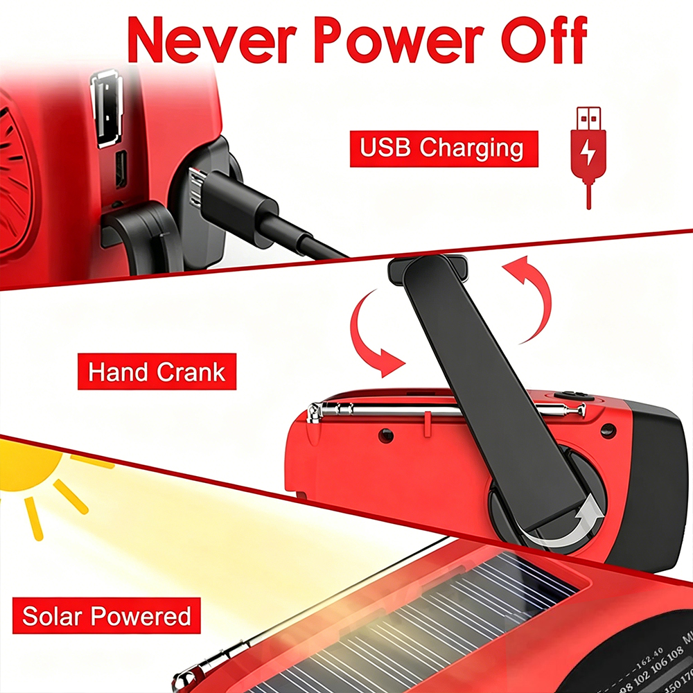 E01 Emergency Hand Crank Solar – обзор и цена Emergency Radio Solar
