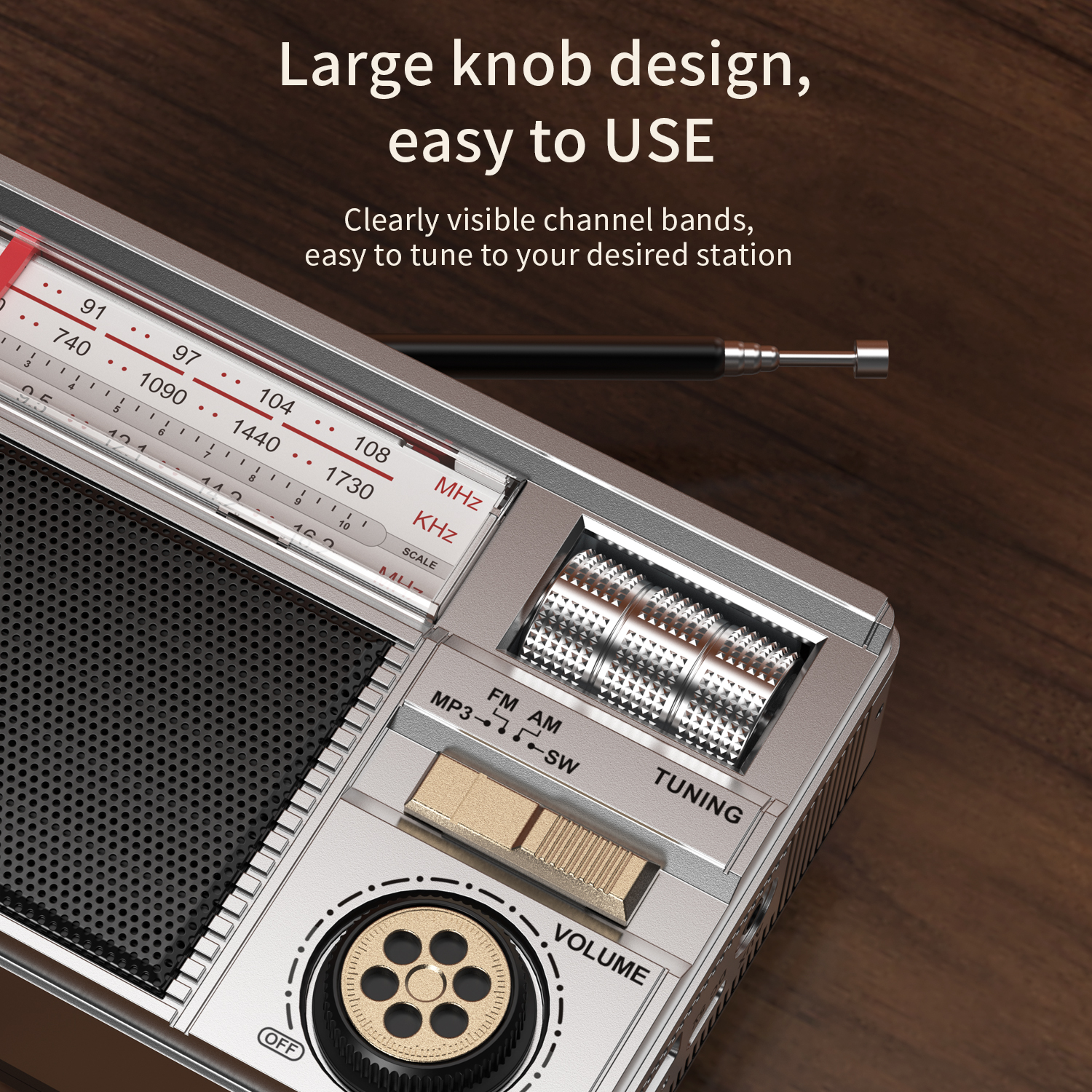 Retro All-Band Radio with Wire – обзор и цена Emergency Radio Solar