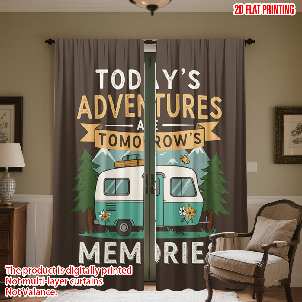2pcs 2D flat printing Curtain  – обзор и цена Outdoor Adventure Youtube