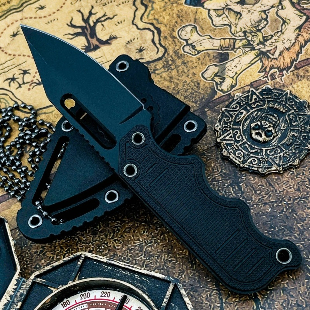 Outdoor Survival Mini Necklace – обзор и цена Survival Knife Full Tang