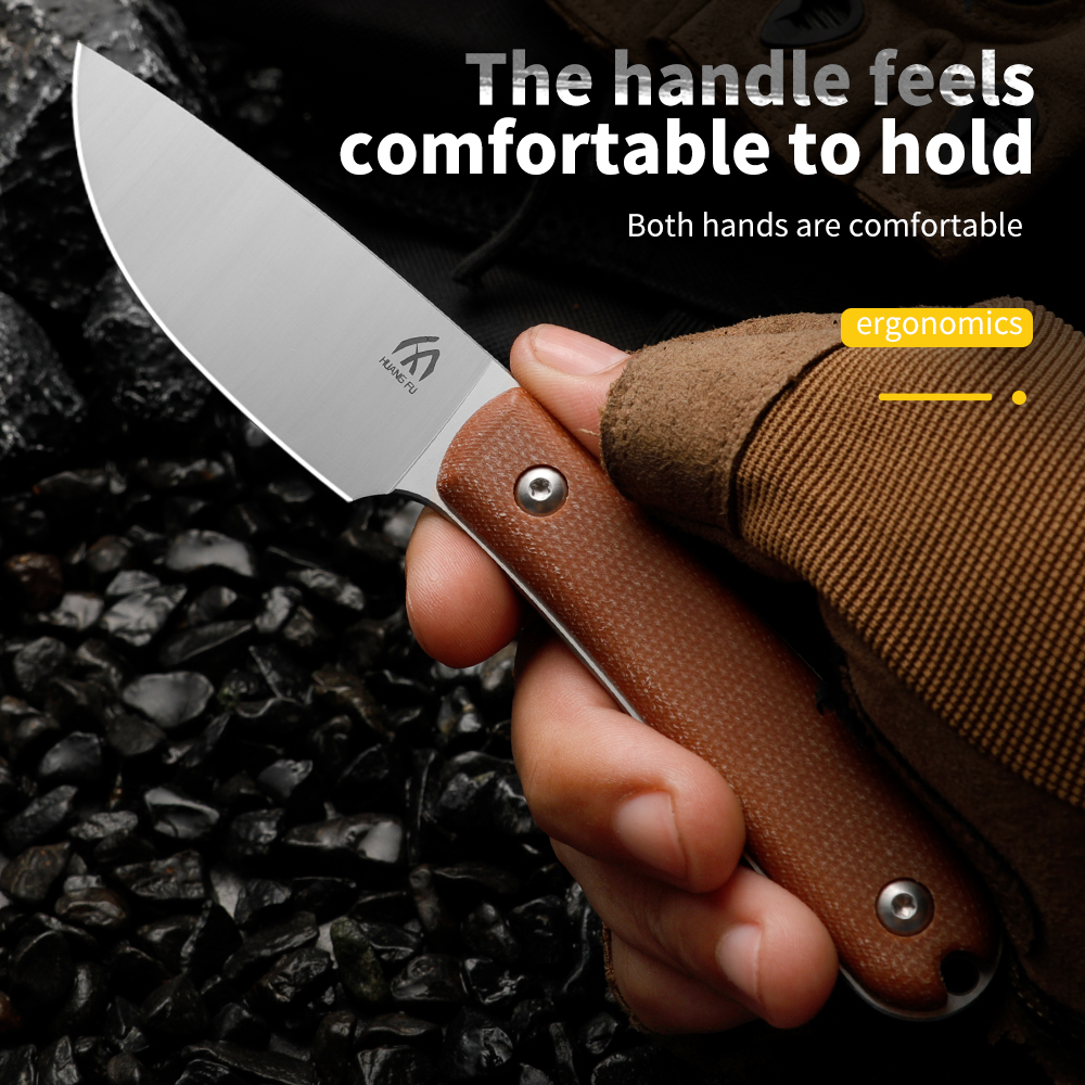 Huangfu Linen Fiber Handle 14C – обзор и цена Survival Knife Full Tang