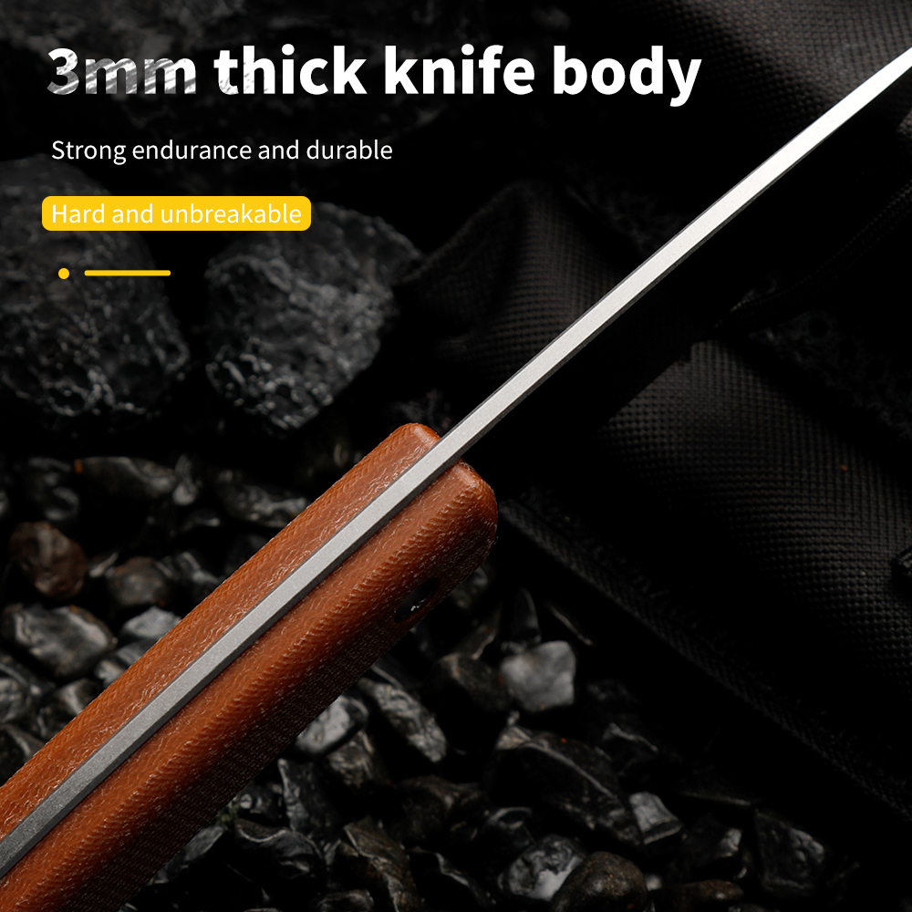 Huangfu Linen Fiber Handle 14C – обзор и цена Survival Knife Full Tang