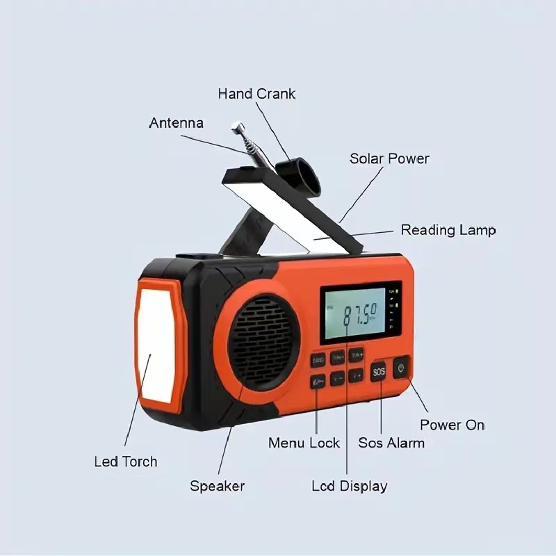 Solar Hand Crank Emergency Wea – обзор и цена Emergency Radio Solar