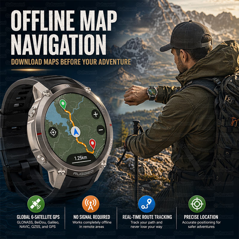 Outdoor Tactical GPS Smart Wat – обзор и цена Outdoor Adventure Hours