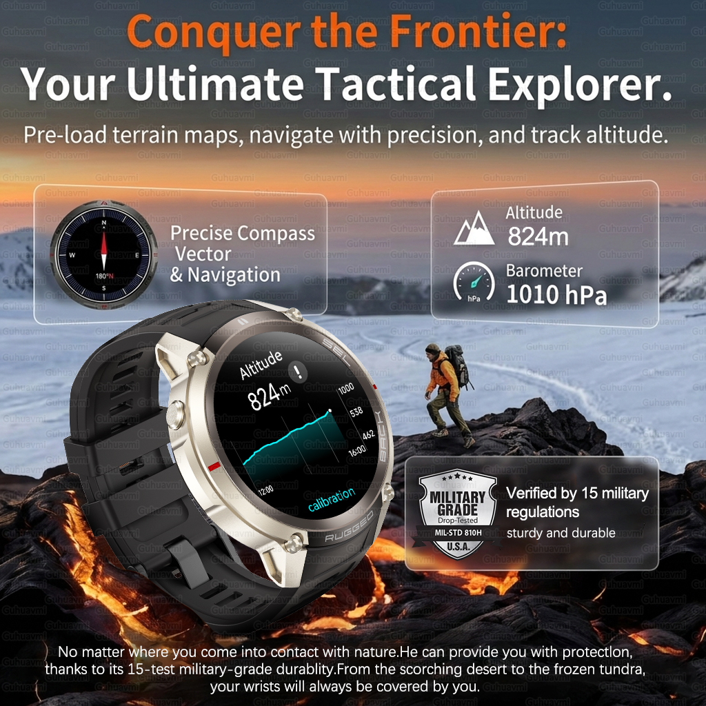 Outdoor Tactical GPS Smart Wat – обзор и цена Outdoor Adventure Hours