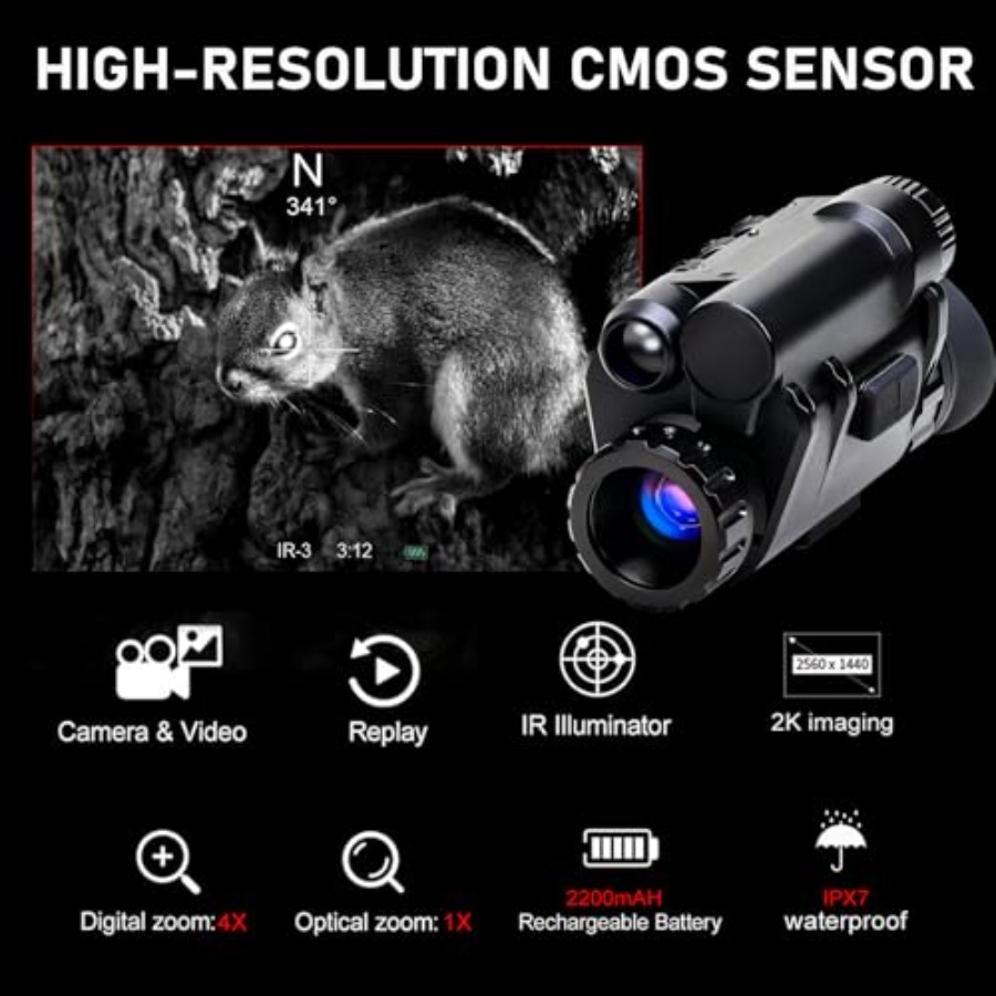 Digital 4X Zoom Night Vision M – обзор и цена Outdoor Adventure Travel
