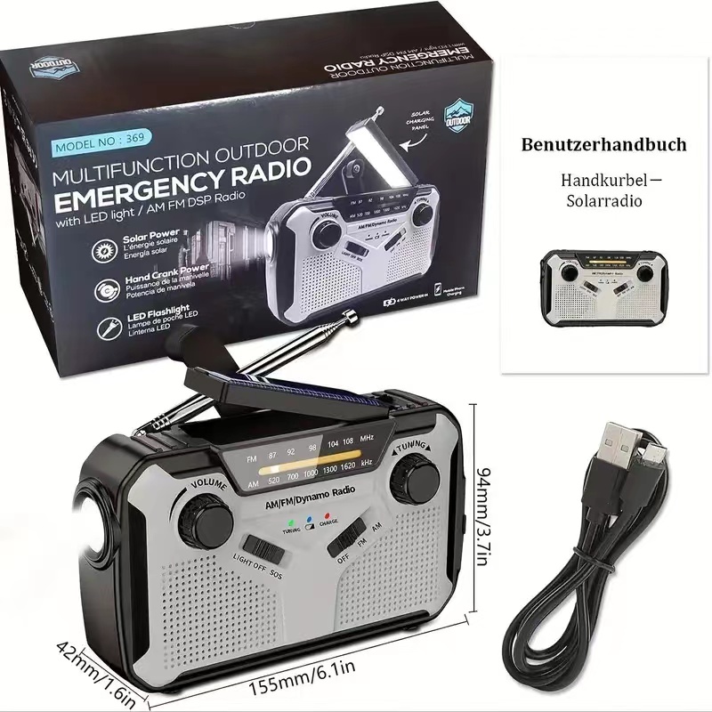 Solar Radio, AM/FM Portable Cr – обзор и цена Emergency Radio Solar