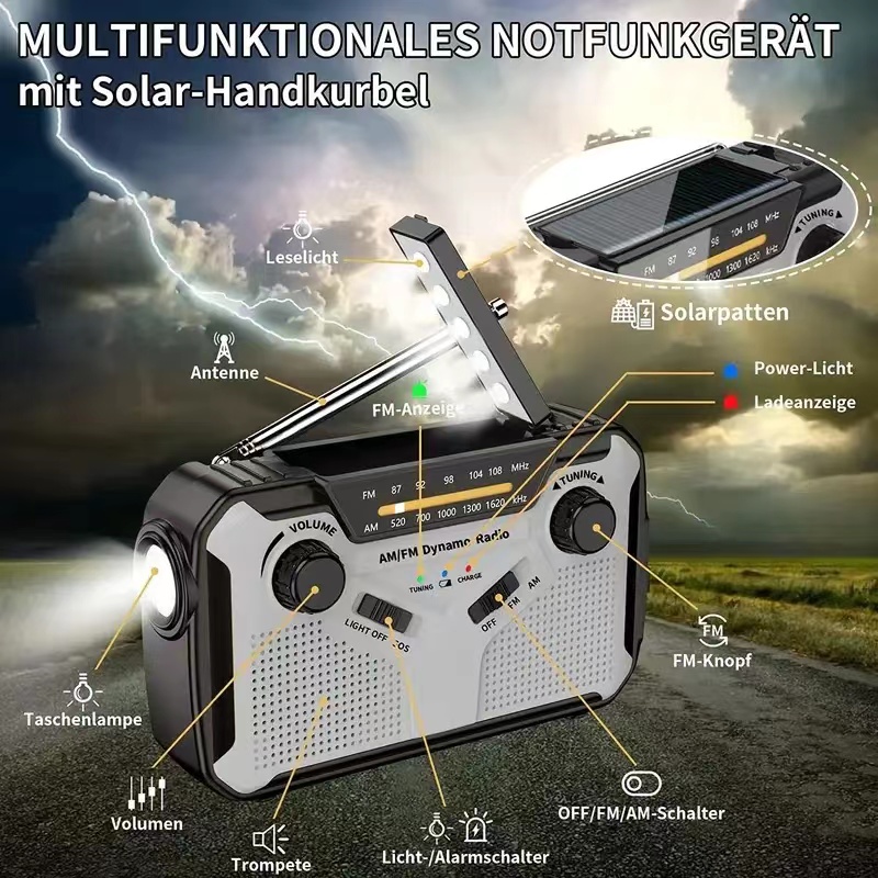 Solar Radio, AM/FM Portable Cr – обзор и цена Emergency Radio Solar