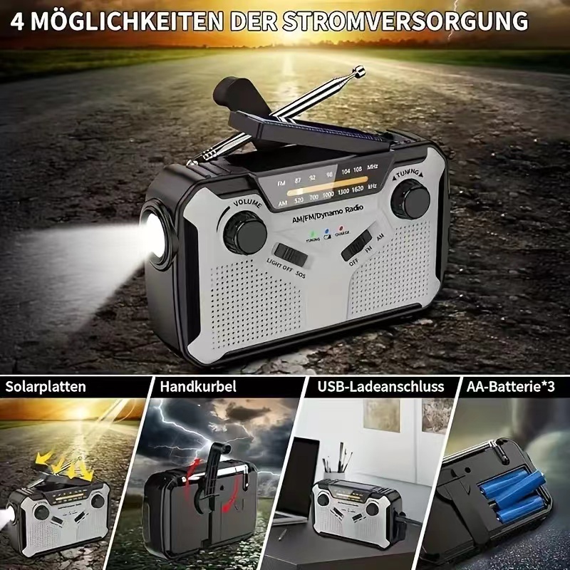 Solar Radio, AM/FM Portable Cr – обзор и цена Emergency Radio Solar