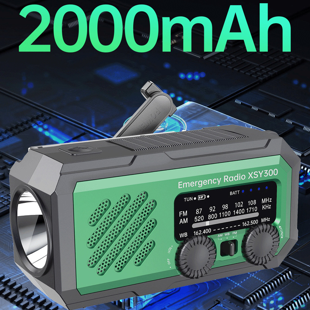 New 2000mAh Emergency Radio So – обзор и цена Emergency Radio Solar